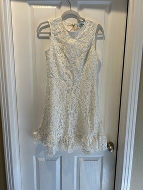 Draper James White Lace Dress